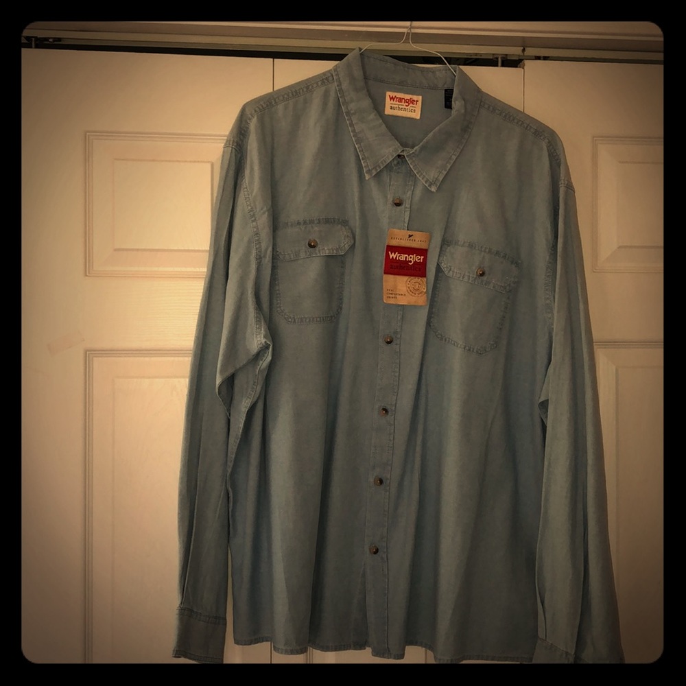 Wrangler Long Sleeve Denim Shirt